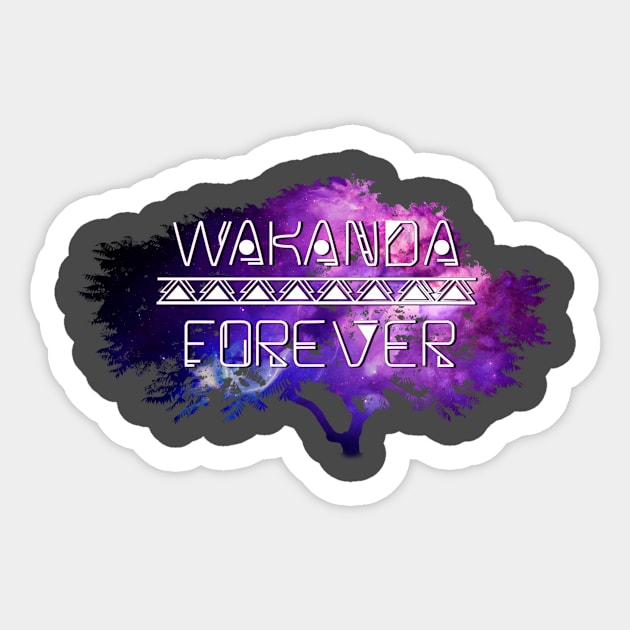 Wakanda Forever Sticker by The7VI